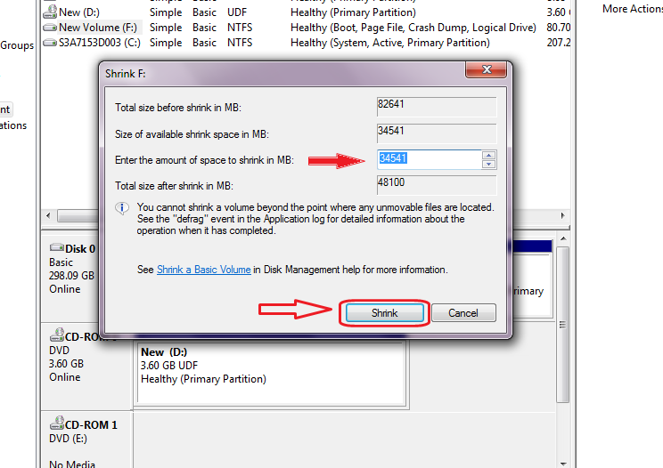 Disk partioning step 4